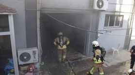 Manisa'da 112 Acil Servis İstasyonunda Yangın Kontrol Altına Alındı