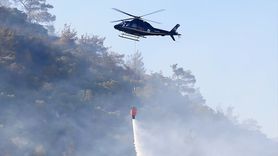 Manisa'daki Orman Yangınlarına Müdahale Devam Ediyor