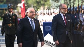 Milli Savunma Bakanı Güler Letonya'lı Mevkidaşı Spruds ile Görüştü