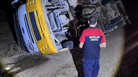 Siirt'te Vinç Devrildi: Sürücü Yaralandı