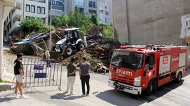 Sinop'ta Tarihi Bina Çöktü