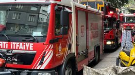 Şişli'de Kozmetik Mağazasında Yangın Çıktı