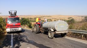 Süleymanpaşa'da Anız Yangını Kontrol Altına Alındı