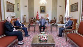 TBMM Başkanı Kurtulmuş, HAK-İŞ Genel Başkanı Arslan'ı Ağırladı