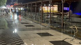 Tekirdağ'da Fırtına Sonrası Deniz Taşması