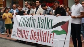 Trabzon'da Filistin'e Destek Yürüyüşü Gerçekleştirildi