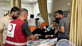 Türk Kızılay, Gazze'deki El Kudüs Hastanesi'ne Gıda Yardımında Bulunuyor