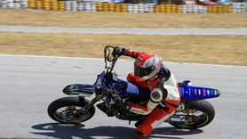 Uşak'ta Türkiye Süpermoto Şampiyonası 3. Ayak Yarışları Tamamlandı