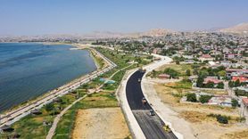 Van Gölü Sahil Yolunda 3. Etap Çalışmaları Devam Ediyor