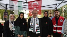 Adıyaman Üniversitesi'nde Gazze'ye Destek Yürüyüşü