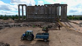 Aizanoi Antik Kenti'nde Zeus Tapınağı Restorasyonu İçin Kazı Çalışmaları Devam Ediyor