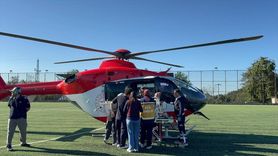 Ambulans Helikopter ile Bebeğin Acil Sevk İşlemi Gerçekleşti
