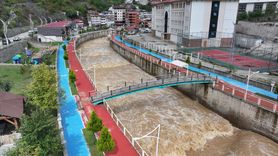 Artvin'deki Taşkın Kontrol Yapıları Hasarları Minimuma İndirdi