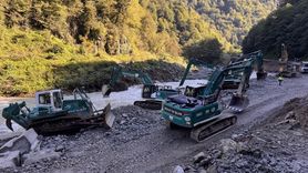 Bakanlar Uraloğlu ve Bak'tan Çamlıhemşin-Ayder Yaylası Yoluna İnceleme