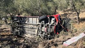 Balıkesir'de Halk Otobüsü Devrildi: 9 Yaralı
