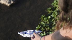 Bosna Hersek'te Kağıttan Gemilerle Filistin'e Destek