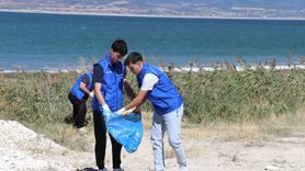 Burdur Gölü'nde Gönüllü Temizlik Etkinliği Gerçekleştirildi