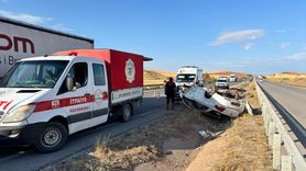 Çorum'da Devrilen Otomobil Kazası: 3 Yaralı