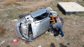 Çorum'da Düğün Konvoyundaki Kazada İki Yaralı