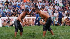 Çorum'da Yağlı Pehlivan Güreşleri'nde Erkan Taş Zaferi