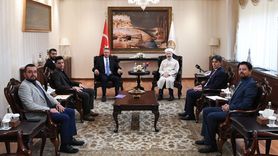 Filistin Büyükelçisi Faed Mustafa'dan Diyanet İşleri Başkanı Ali Erbaş'a Ziyaret