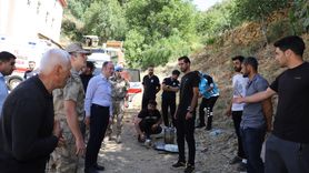 Hakkari'deki Orman Yangınına Helikopter Desteği