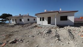 Hatay Belen'de Kırsal Deprem Konutları İnşaatı Devam Ediyor