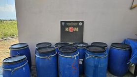 Hatay'da 1035 Litre Sahte İçki Operasyonu