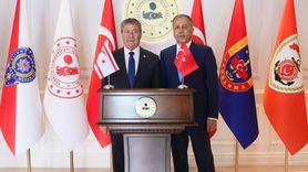 İçişleri Bakanı Yerlikaya ile KKTC Başbakanı Üstel Görüştü