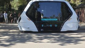 İspanya'da Sürücüsüz Elektrikli Otobüs Denemeleri Başladı