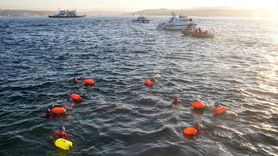 İstanbul'dan Gazze'ye Destek Yüzüşü