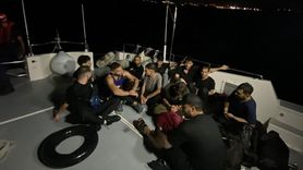 İzmir Açıklarında Düzensiz Göçmen Yakalandı