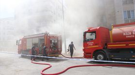Kilis'te Tekstil Atölyesinde Yangın Söndürüldü
