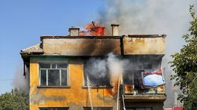 Konya'da yangın felaketi: Yaşlı kadının evi kullanılmaz hale geldi