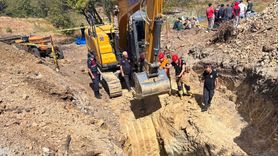 Manisa'da Kuyu Kazma Çalışmasında Göçük Oluştu