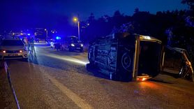 Manyas'ta Elektrik Direğine Çarpan Araçta 1 Uzman Çavuş Hayatını Kaybetti