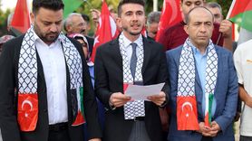 Nevşehir'de Gençlerden Gazze'de Öldürülen Çocuklar İçin Anma Etkinliği