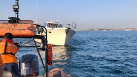 Ortaköy'de Sürüklenen Tekne Kurtarıldı