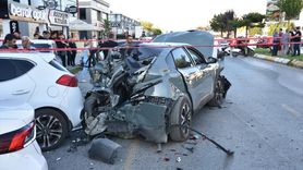 Sakarya'da Beton Mikseri Kazası: 5 Araç Hasar Gördü