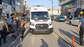 Sivas'ta Motosiklet Kazası Güvenlik Kamerasında Görüntülendi