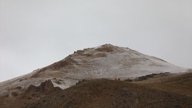 Van'ın Aşkale İlçesinde Kar Yağışı Başladı
