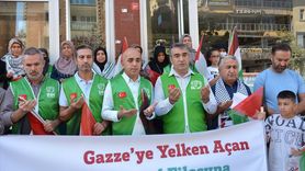 Van ve Hakkari'den Filistin'e Destek Sesleri