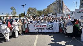 AK Parti Kadın Kolları Gazze İçin Tek Yürek