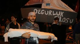 Amasya'da Gazze İçin Protesto Gösterisi Düzenlendi