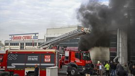 Ankara'da Sanayi Sitesinde Yangın Çıktı