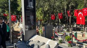 Antalya'da Yüzbaşı Mustafa Ertuğrul Aker'in Anıt Mezarı Açıldı