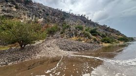 Aydın'da Toprak Kayması sonucu Ulaşım Aksadı