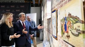 Bakan Tekin, 'Evliya Çelebi'nin İzinde' Sergisini Ziyaret Etti