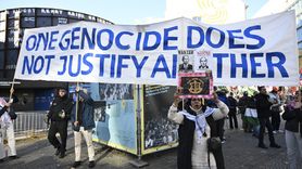 Berlin'de Filistin'e Destek Gösterisi