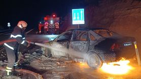 Burdur'da Yangın: Otomobil Kullanılamaz Hale Geldi